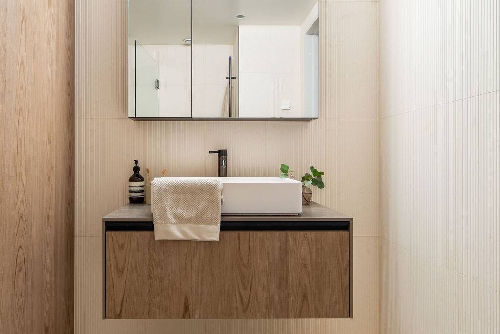 salle de bain design bois