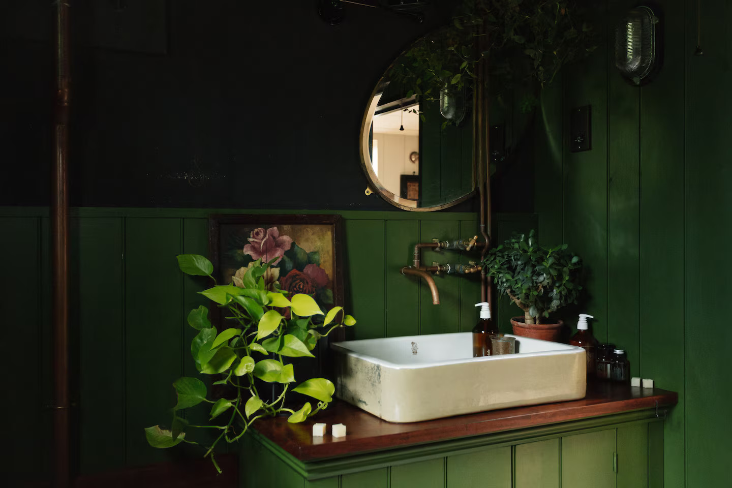 salle de bain verte maison de campagne salle de bain verte maison de campagne