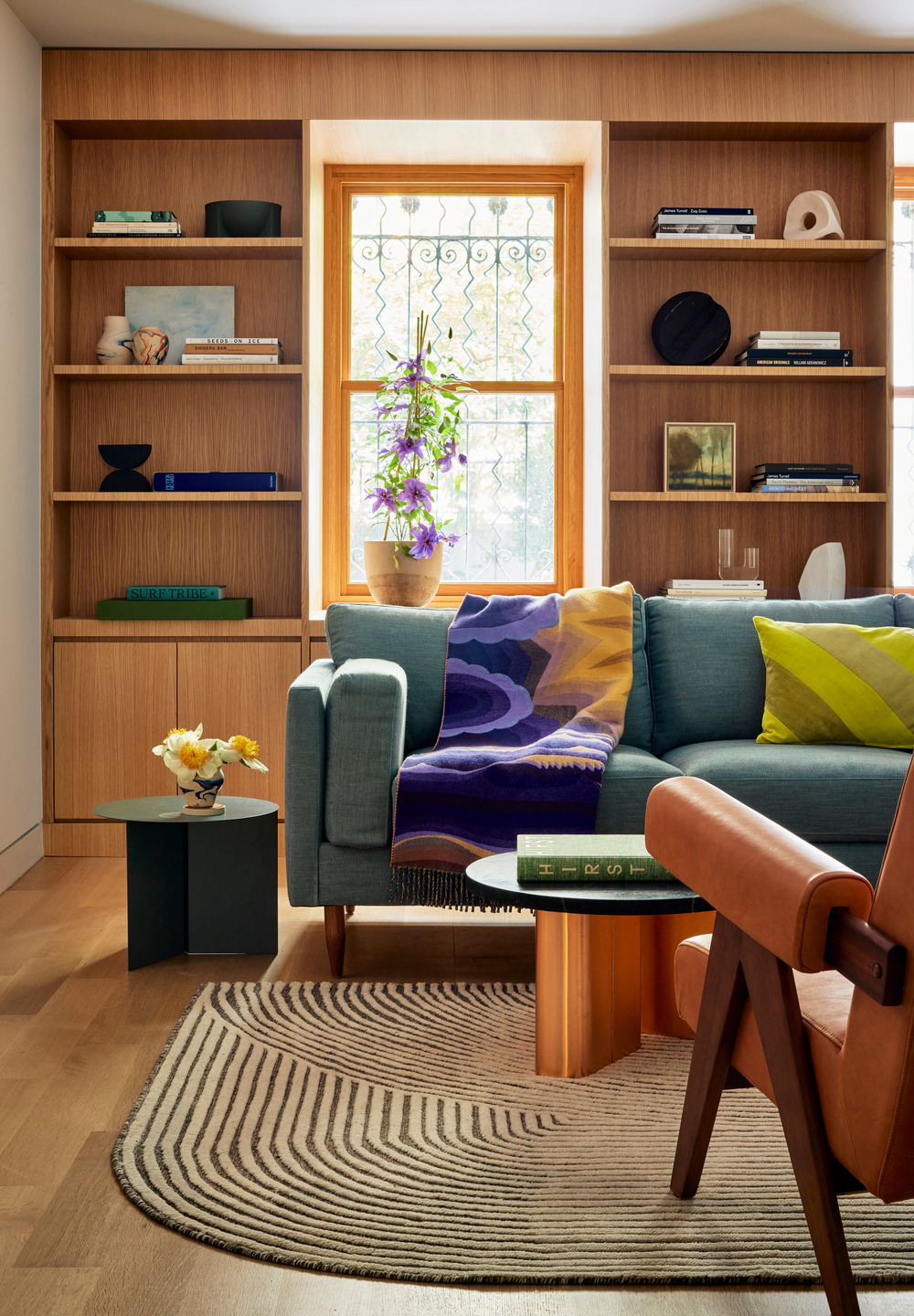 salon murs bois décoration contemporaine