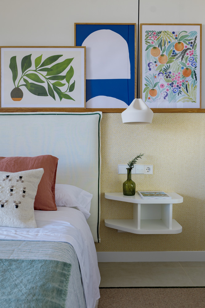chambre décoration contemporaine et colorée