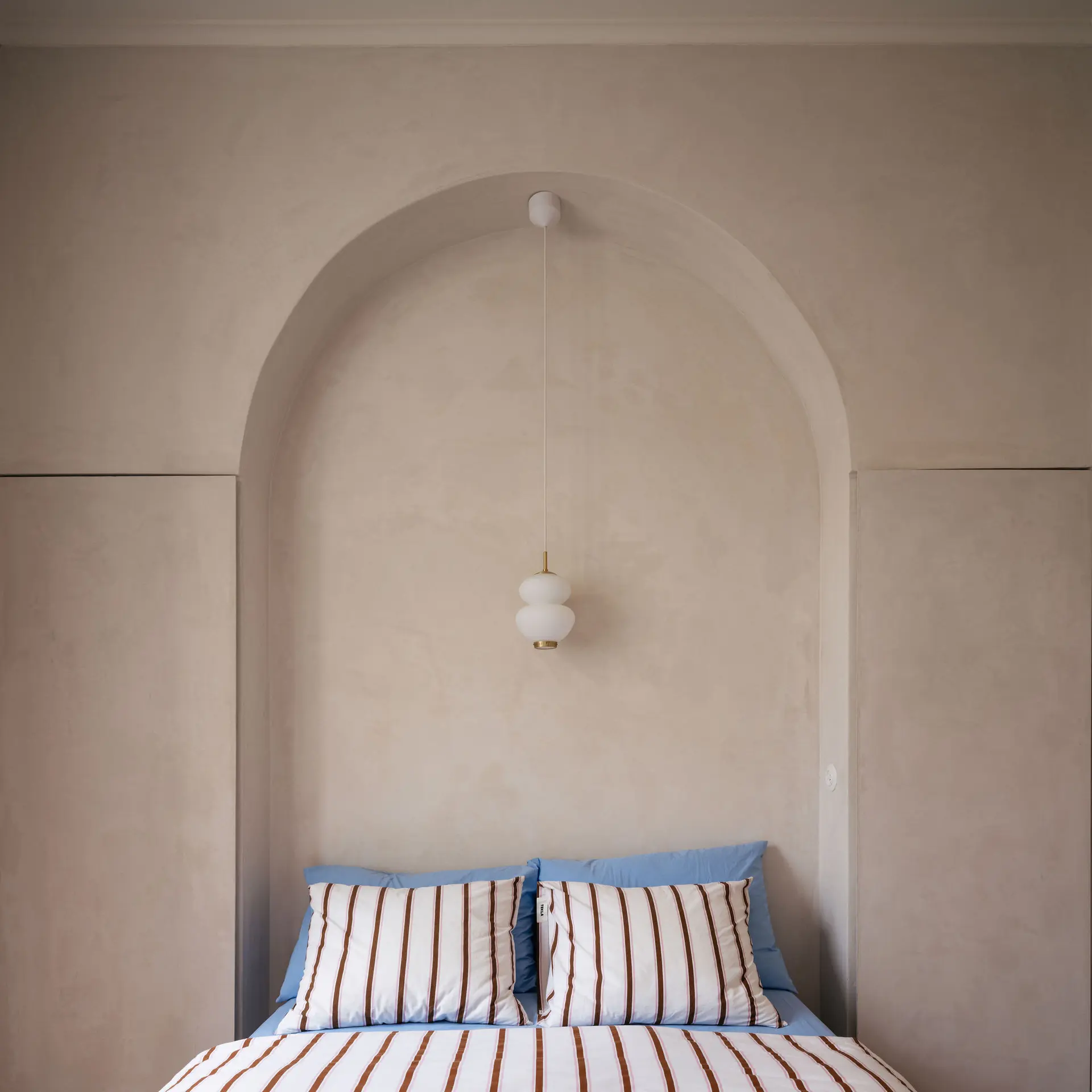 chambre avec niche cintrée