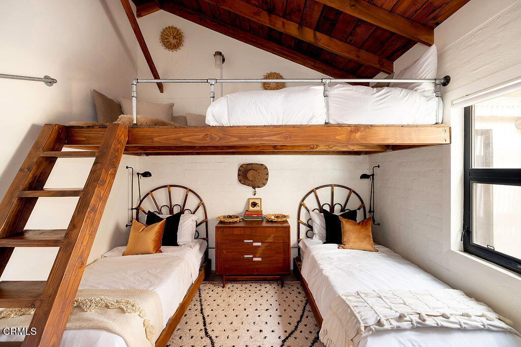 chambre lits superposés décoration rustique moderne maison Joshua Tree chambre lits superposés décoration rustique moderne maison Joshua Tree
