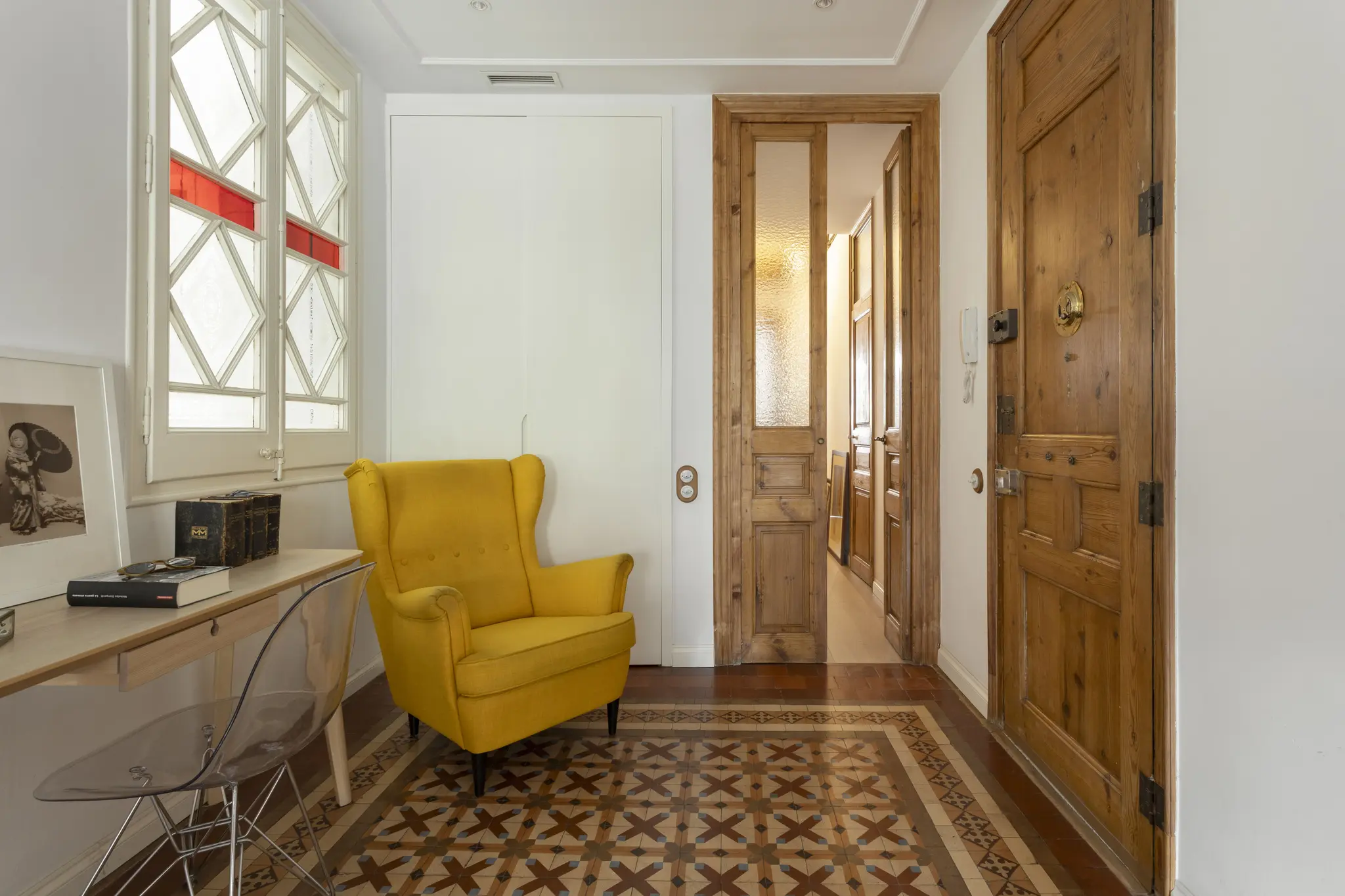 entrée sol céramique Nolla appartement rénové