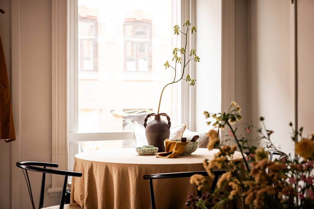 salle à manger décoration scandinave deux-pièces 40m2