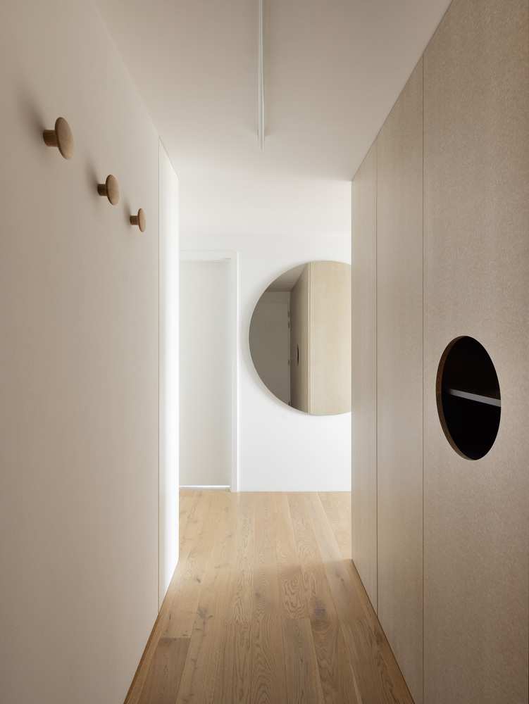 couloir avec placard
