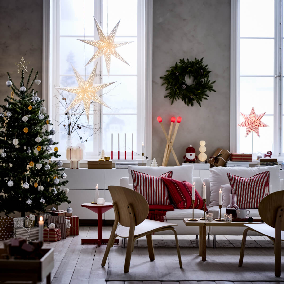 salon décoration IKEA pour Noël 2025 salon décoration IKEA pour Noël 2025