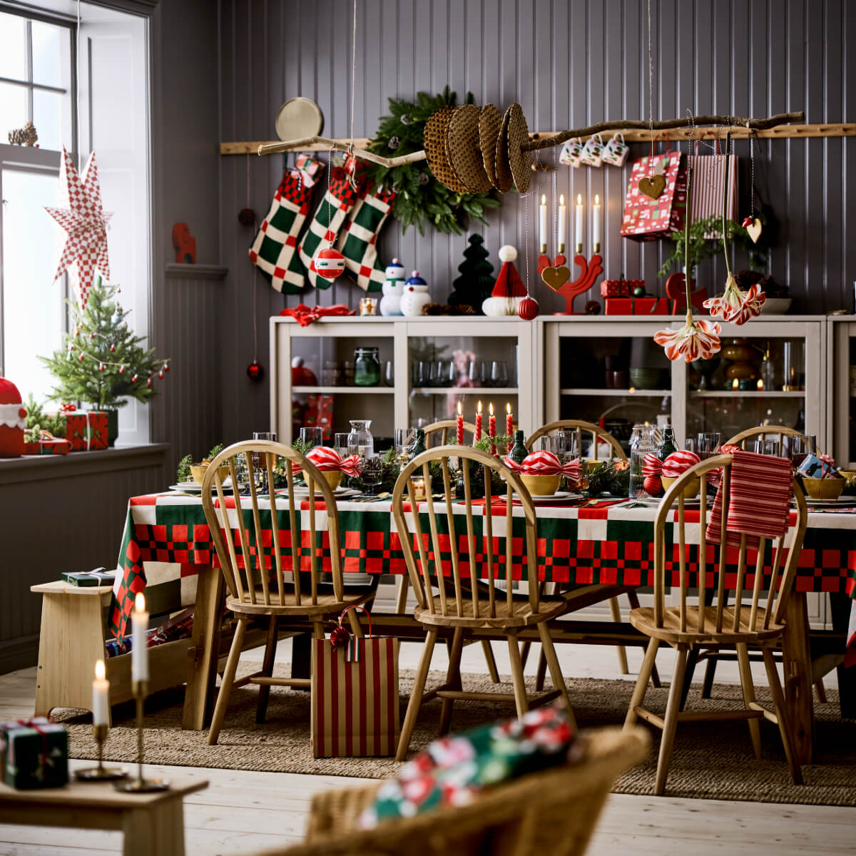 salle à manger décoration IKEA pour Noël 2025 salle à manger décoration IKEA pour Noël 2025