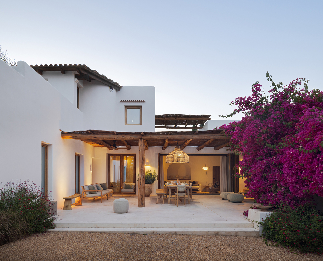 maison blanche du sud Ibiza