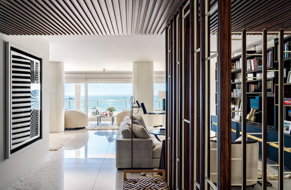 entrée duplex vue mer