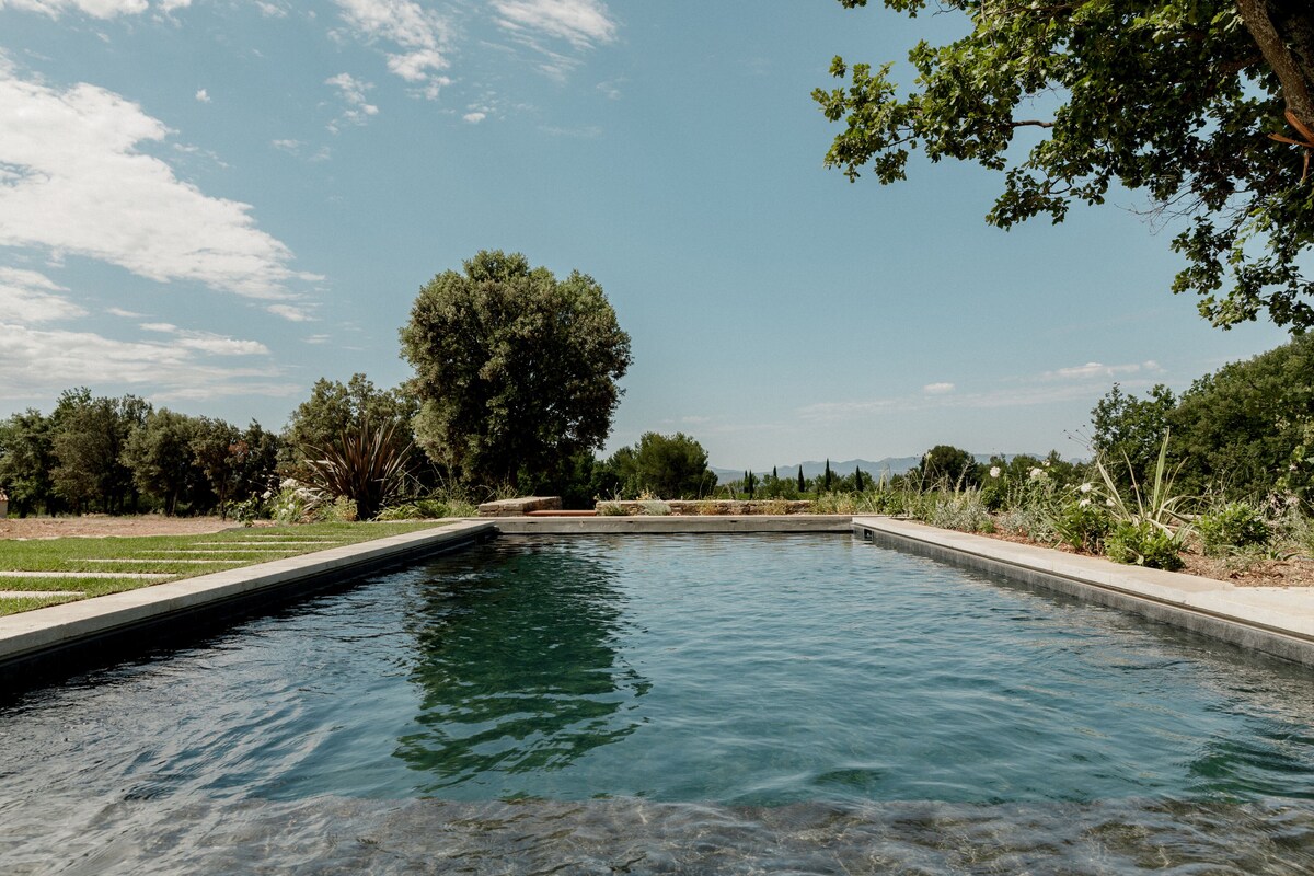 piscine maison Provence La Bastide Blanche maison MIP