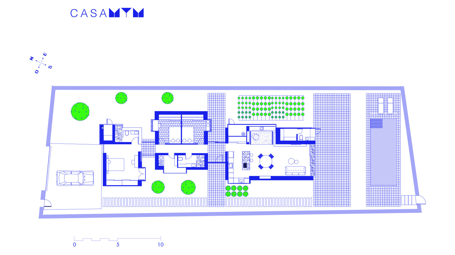 plan MAISON MYM Murcia Espagne