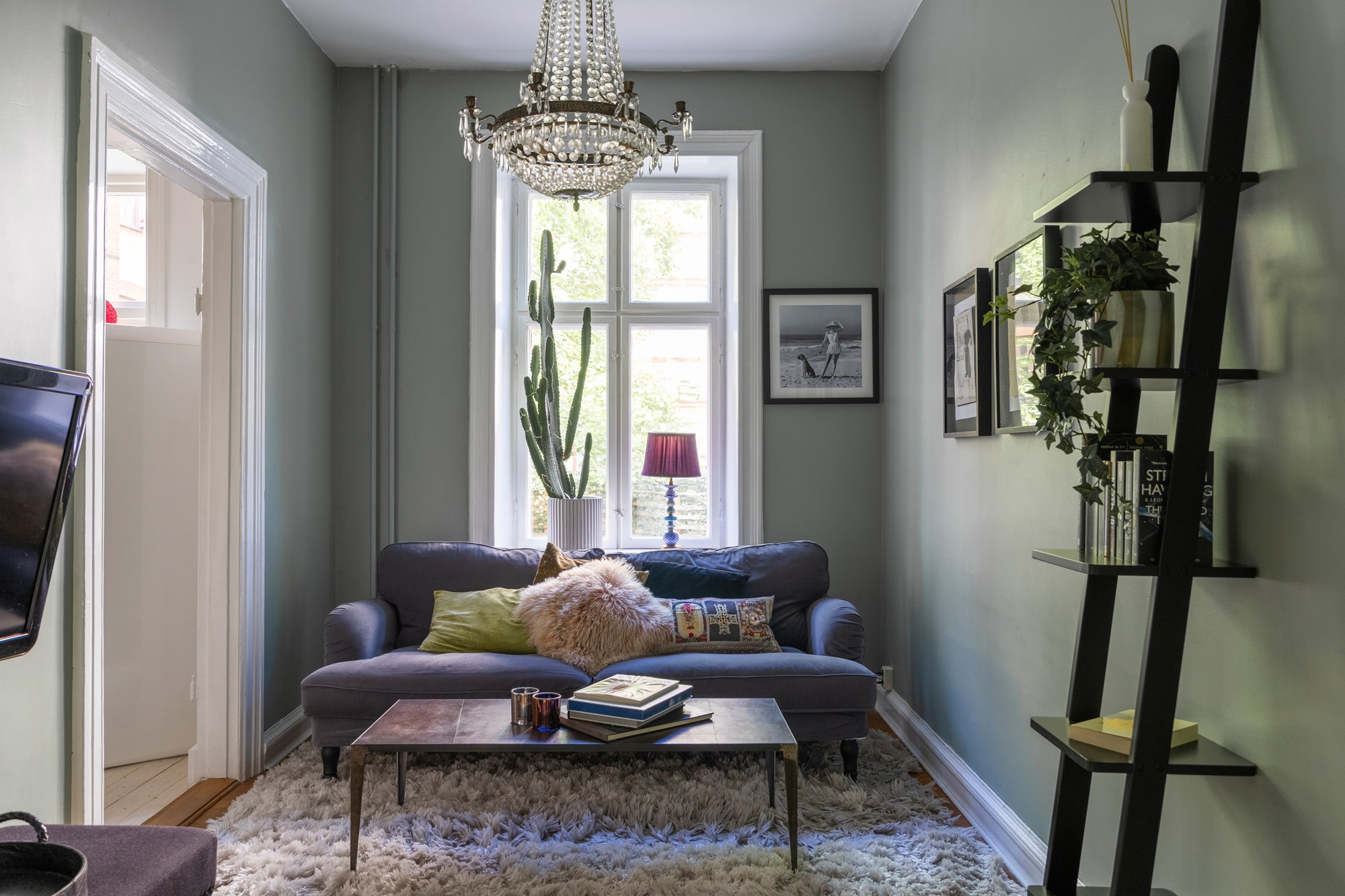 salon style classique chic appartement 54m2