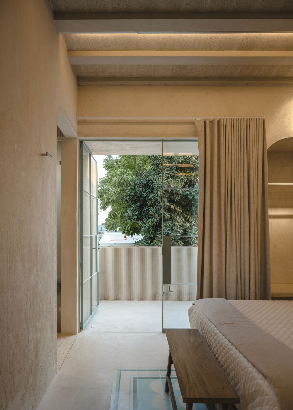 chambre maison ancienne Vistalcielo Merida Mexique