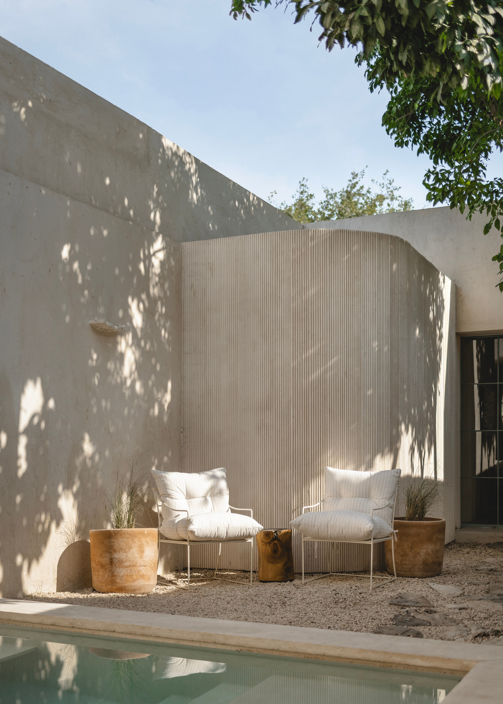 jardin maison de ville avec piscine Vistalcielo Merida Mexique