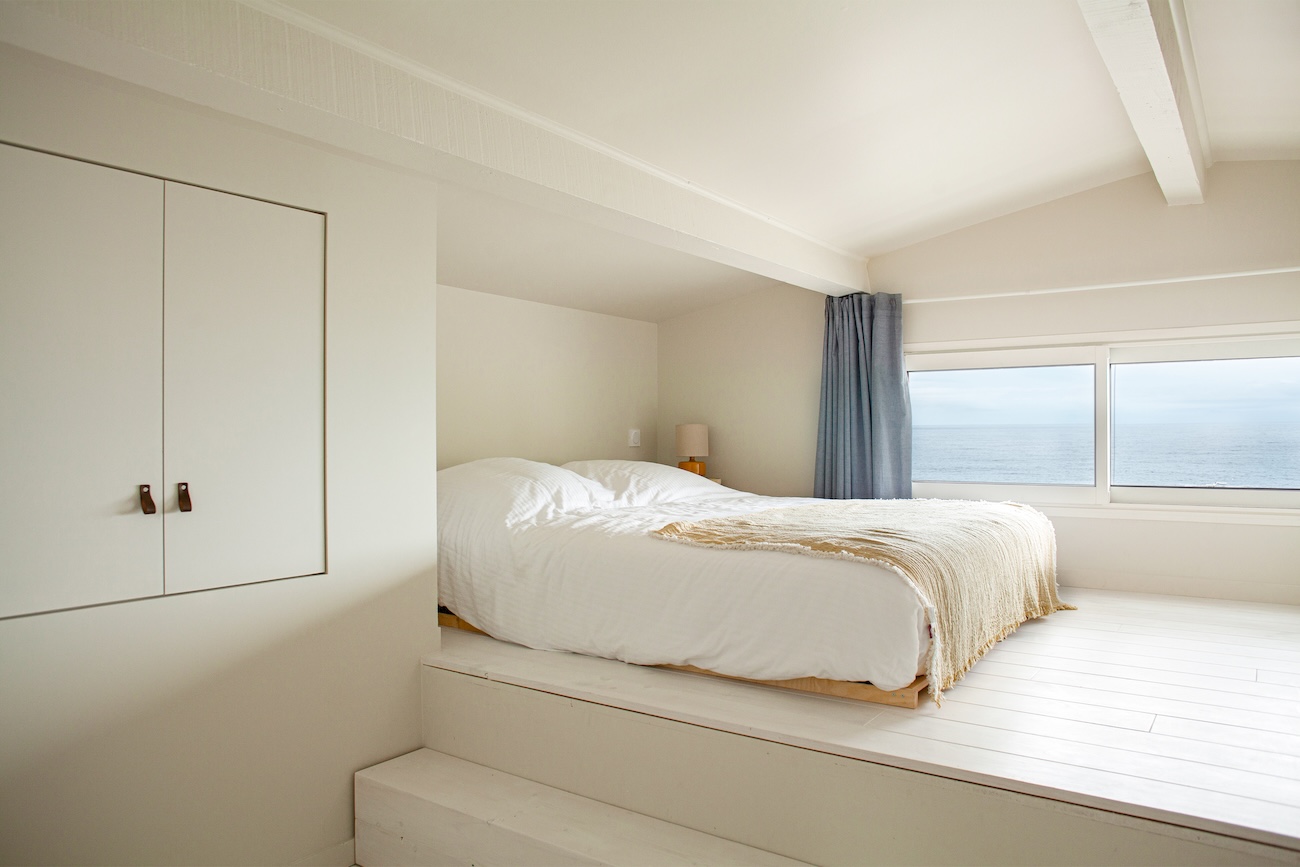 chambre en mezzanine maison bord de mer 46m2 Méditerranée