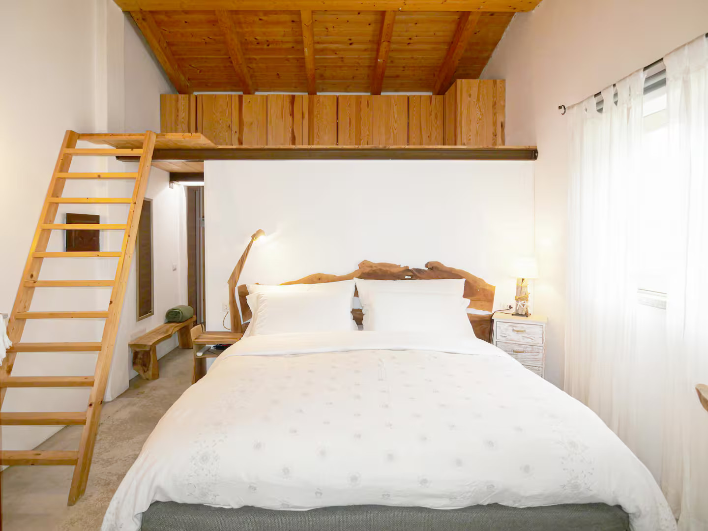 chambre décoration néo rustique et naturelle maison Sardaigne chambre décoration néo rustique et naturelle maison Sardaigne
