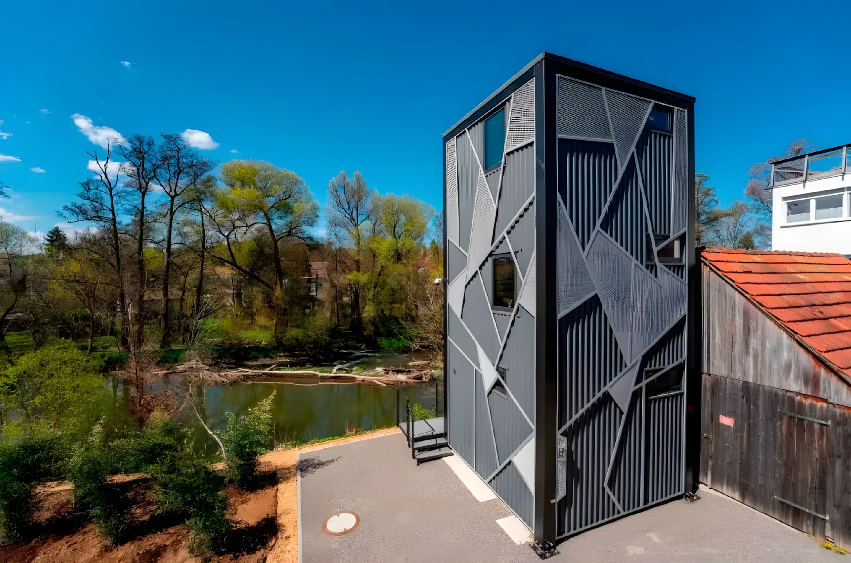 petite maison 50m2 sur trois niveaux DQ Tower petite maison 50m2 sur trois niveaux DQ Tower