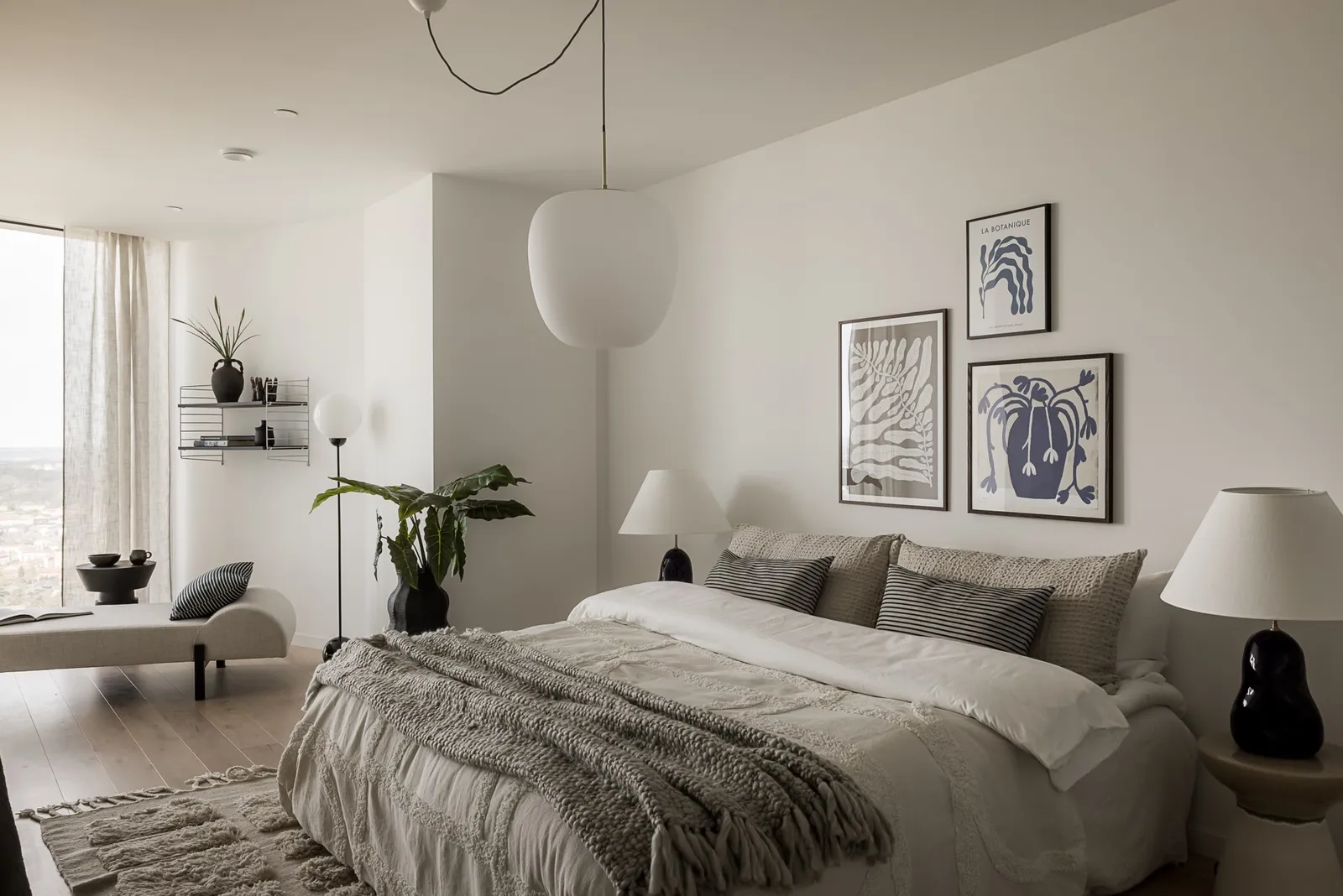chambre décoration contemporaine scandinave