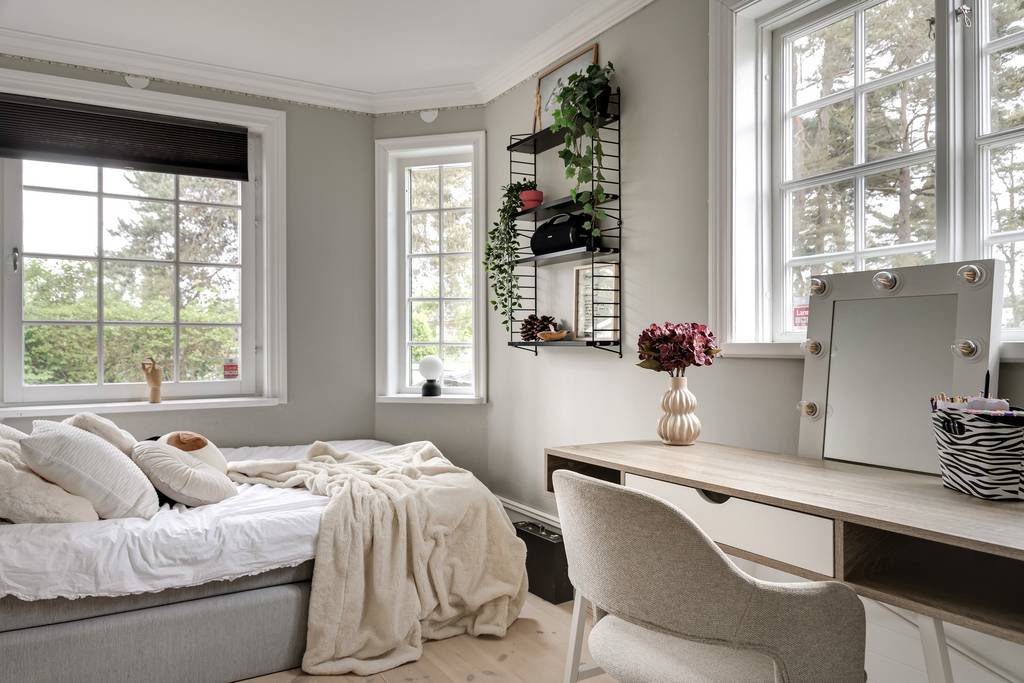 chambre avec coiffeuse murs gris chambre avec coiffeuse murs gris