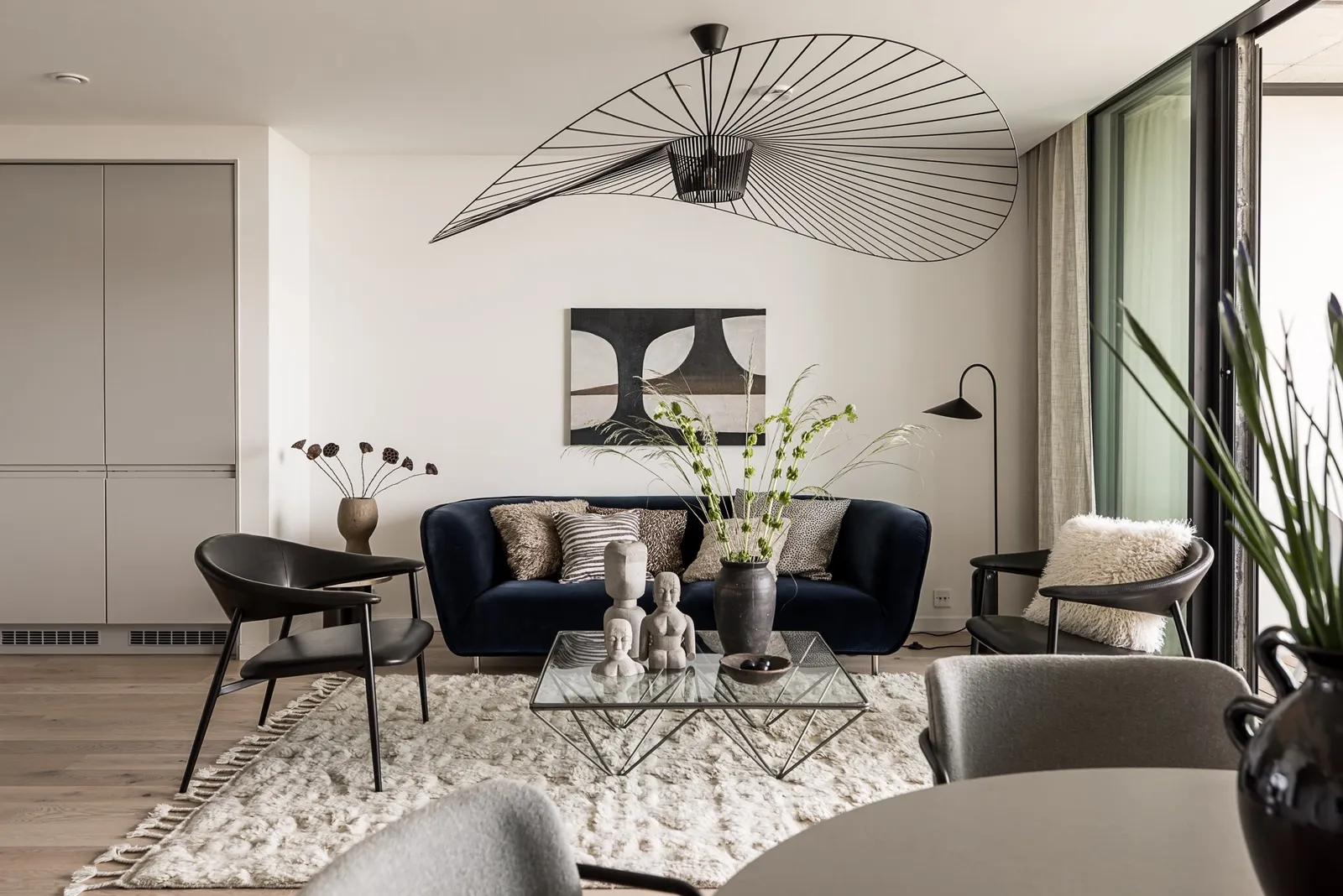 salon appartement moderne décoration contemporaine