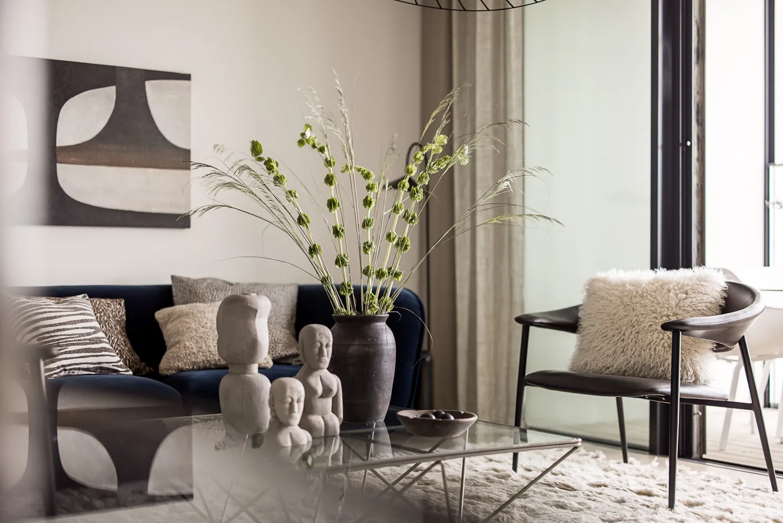 salon appartement moderne décoration contemporaine