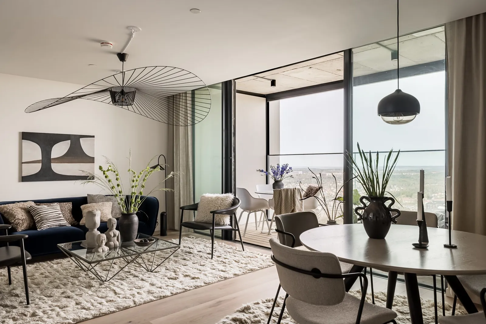 salon appartement moderne décoration contemporaine