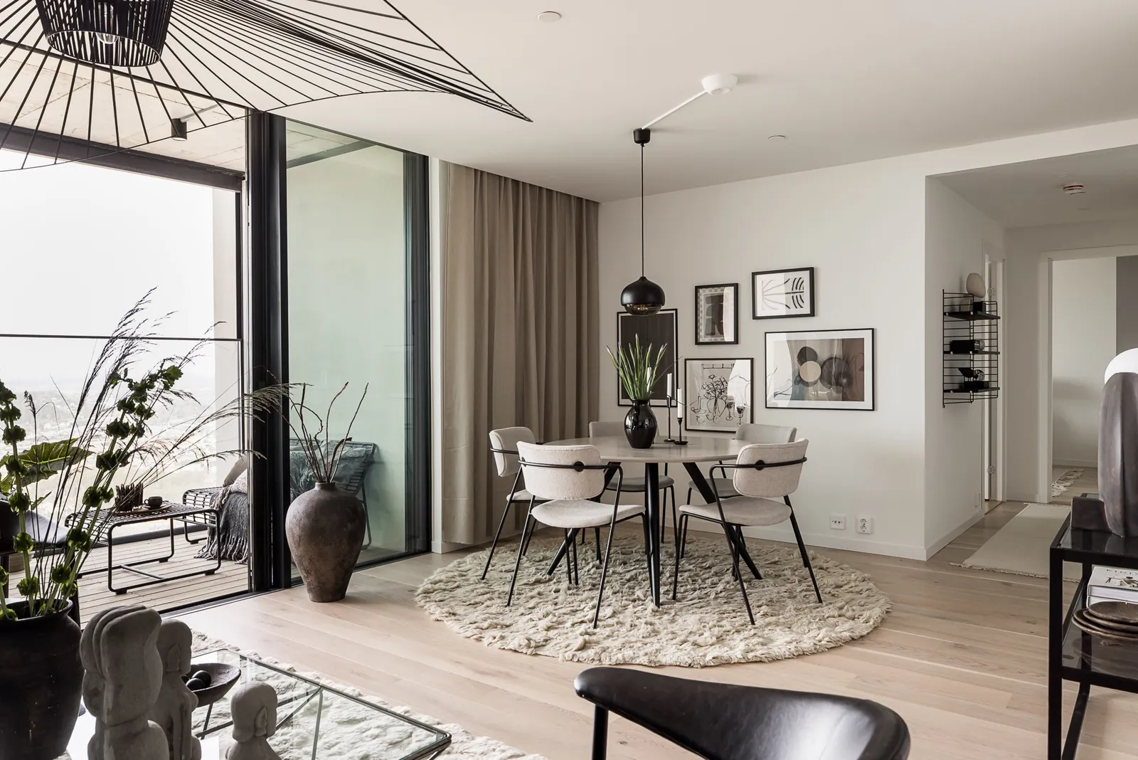 salon appartement moderne décoration contemporaine