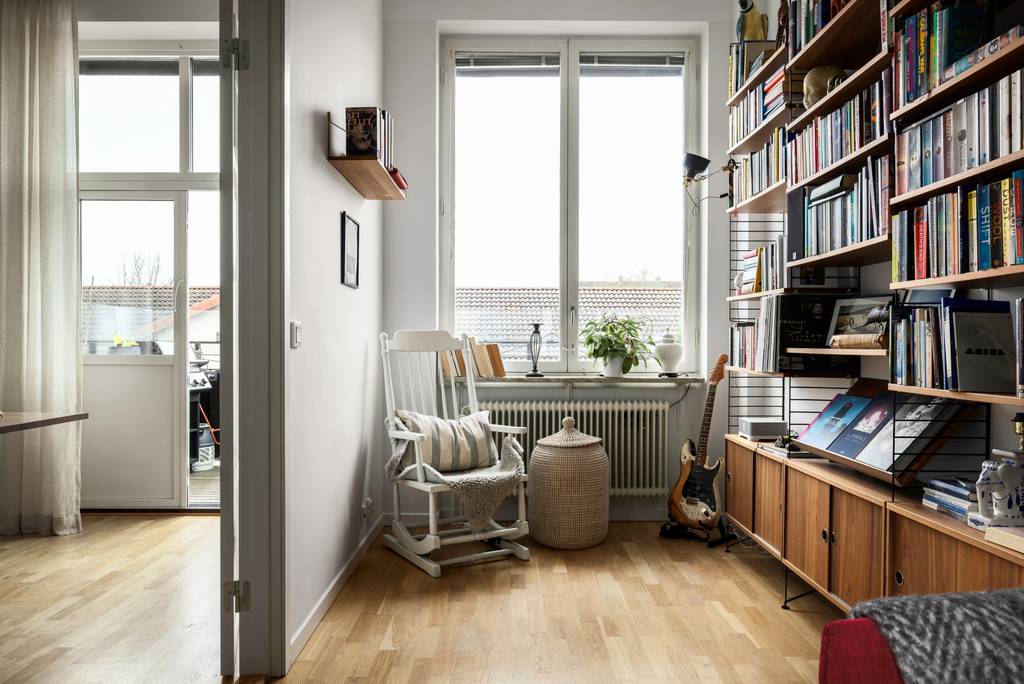 bureau avec bibliothèque String noyer bureau avec bibliothèque String noyer