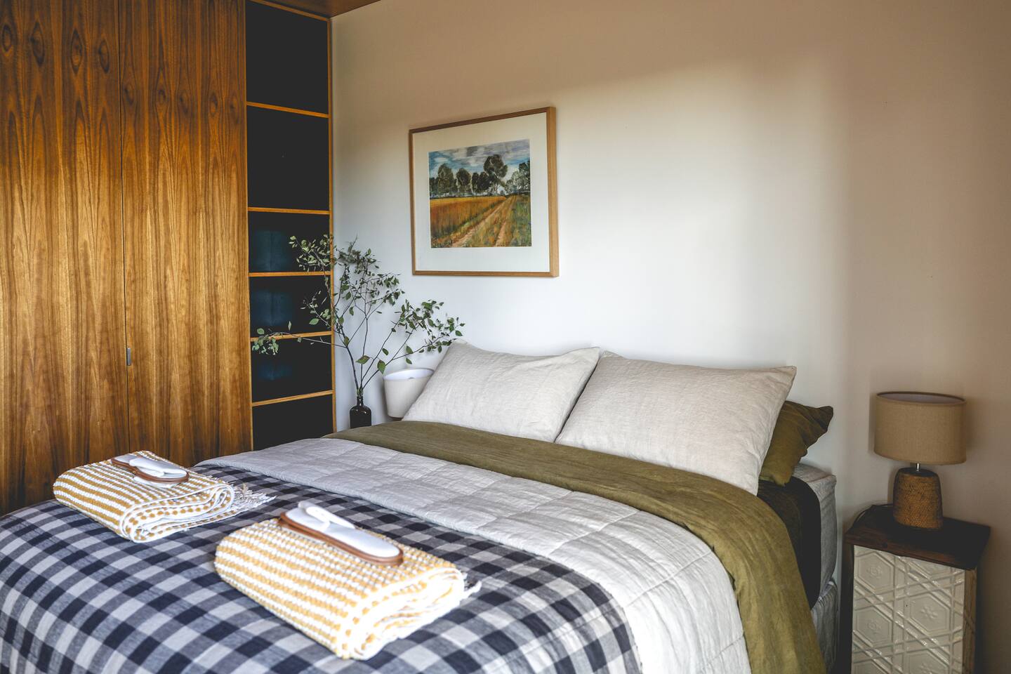 chambre moderne placard bois
