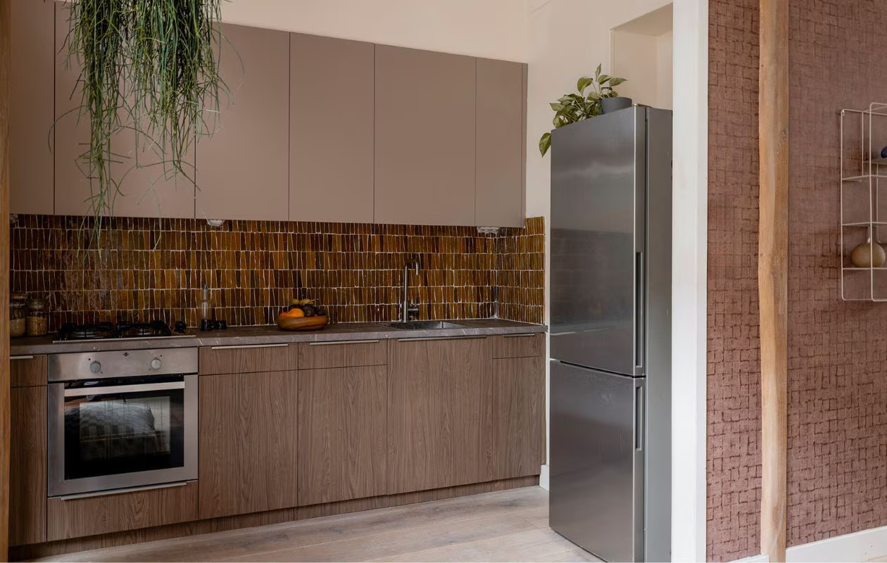 cuisine meubles bois marron
