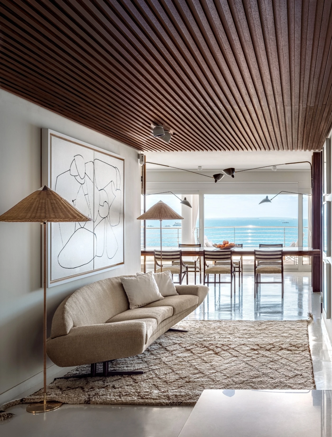 entrée duplex vue mer