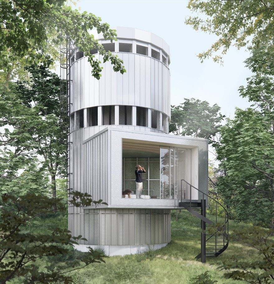 mini maison innovante et rotative 25m2 par Supra Simplicities