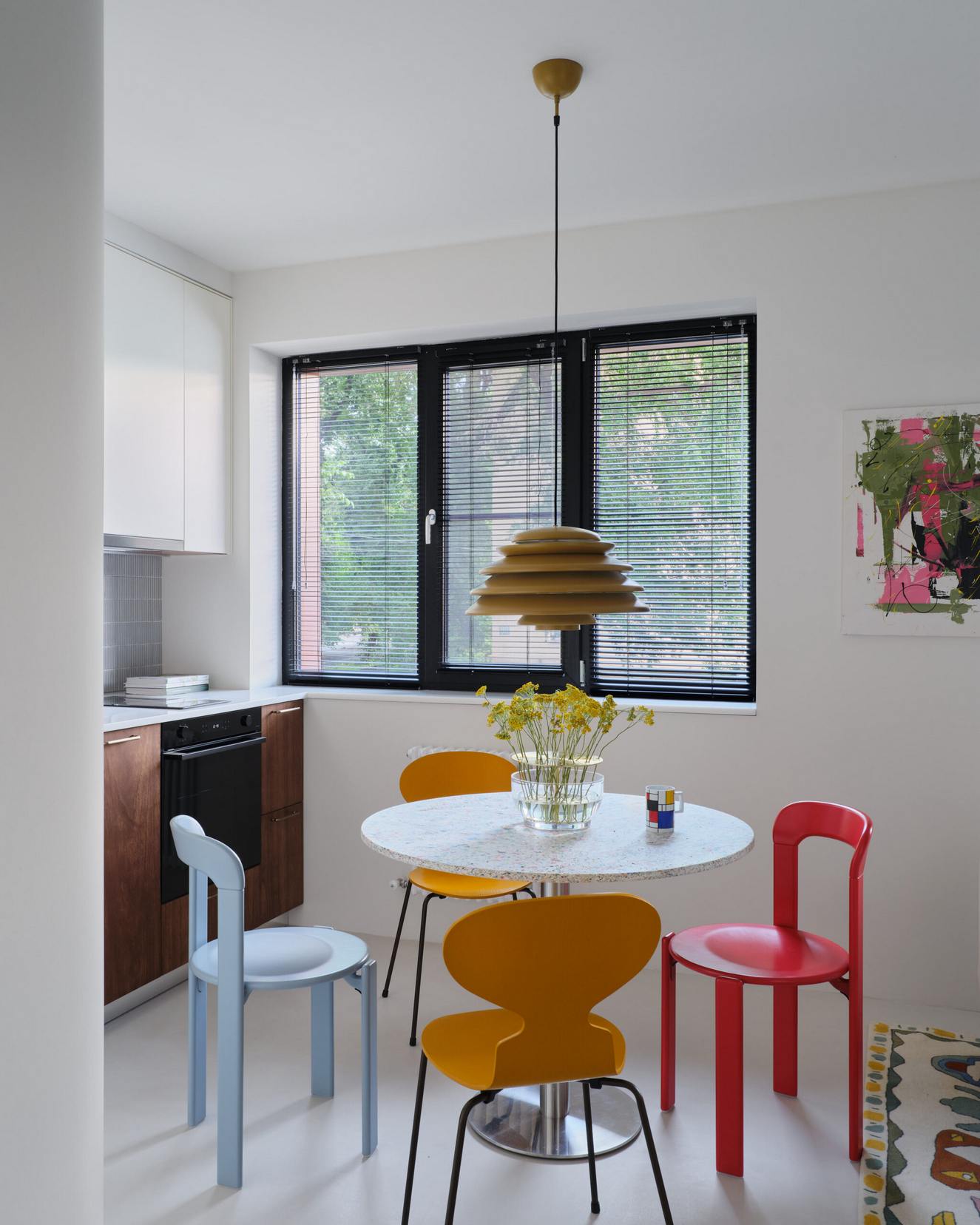 salle à manger et cuisine décoration design et colorée studio 36m2 salle à manger et cuisine décoration design et colorée studio 36m2