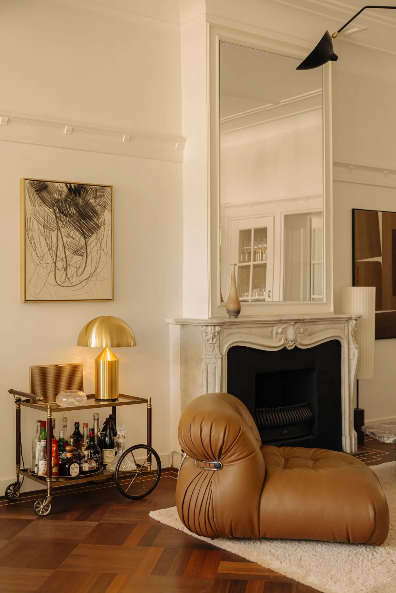 salon appartement ancien décoration classique chic et design
