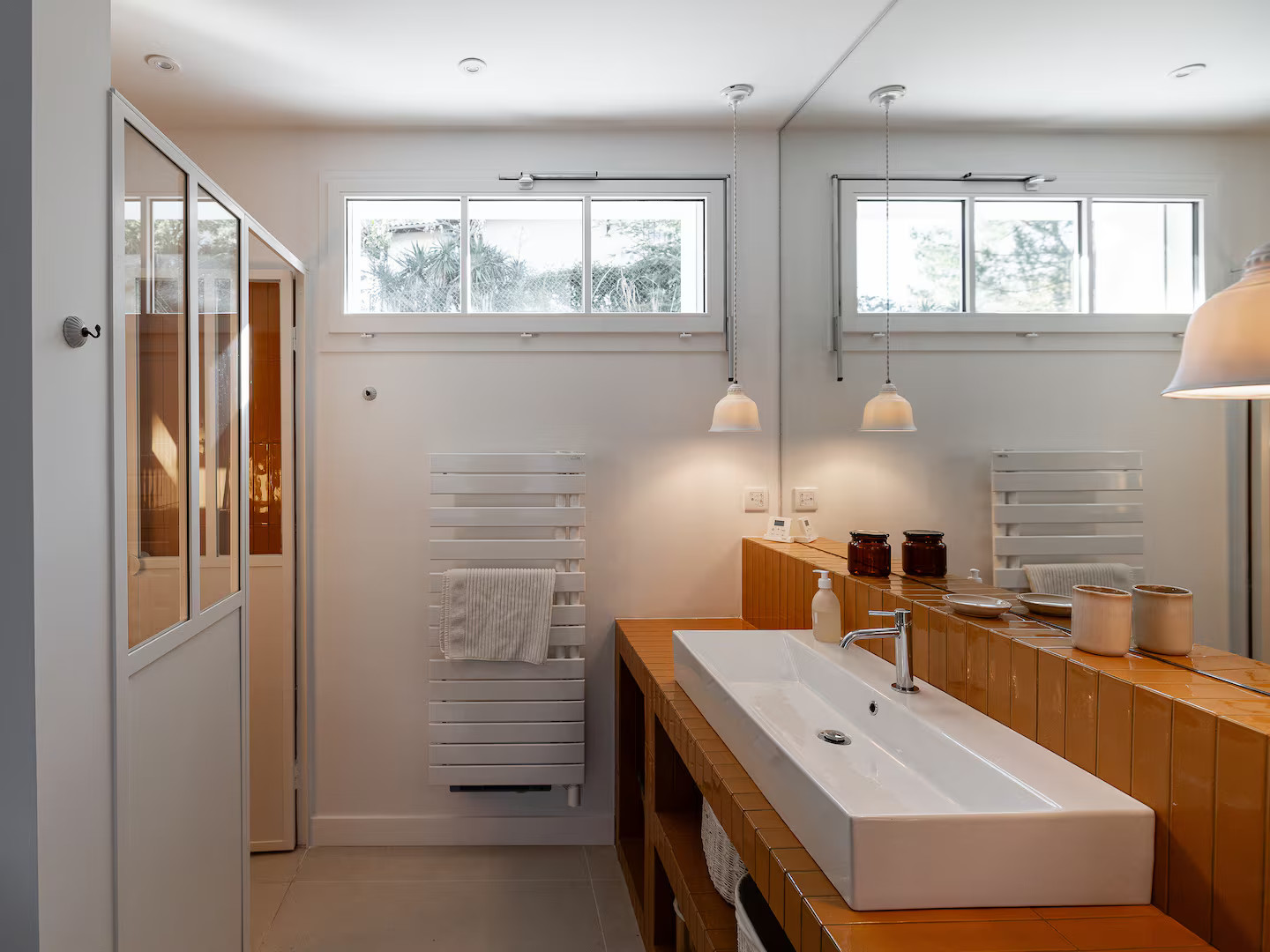 salle de bain carrelage jaune maison bassin d salle de bain carrelage jaune maison bassin d'Arcachon