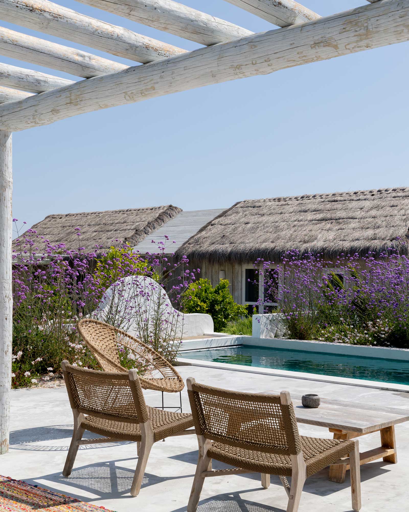 maison au toit de chaume avec piscine Comporta maison au toit de chaume avec piscine Comporta