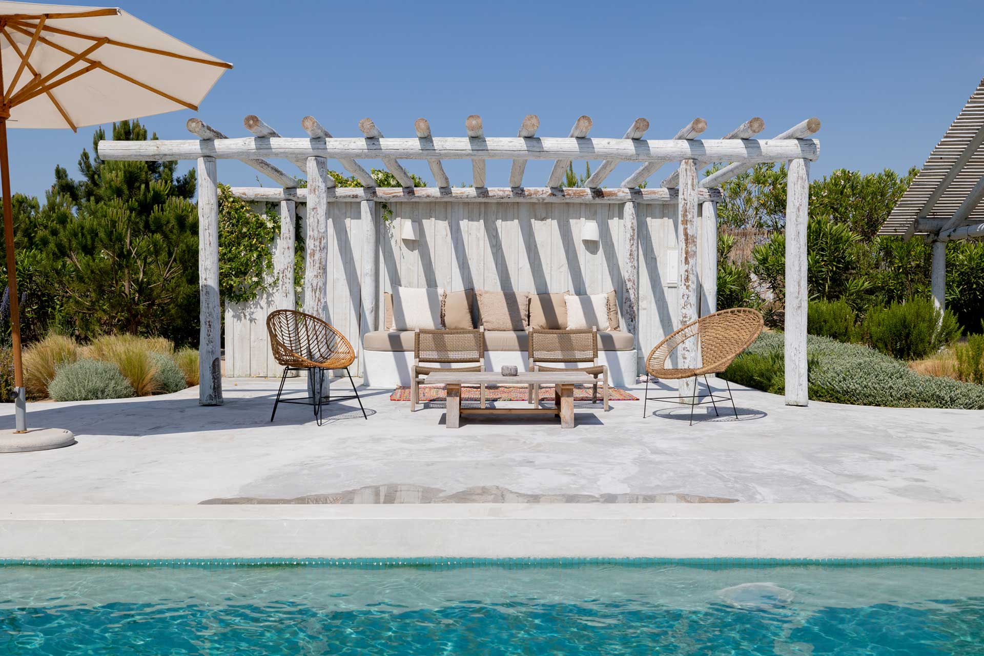 jardin avec piscine et pergola bois rustique jardin avec piscine et pergola bois rustique