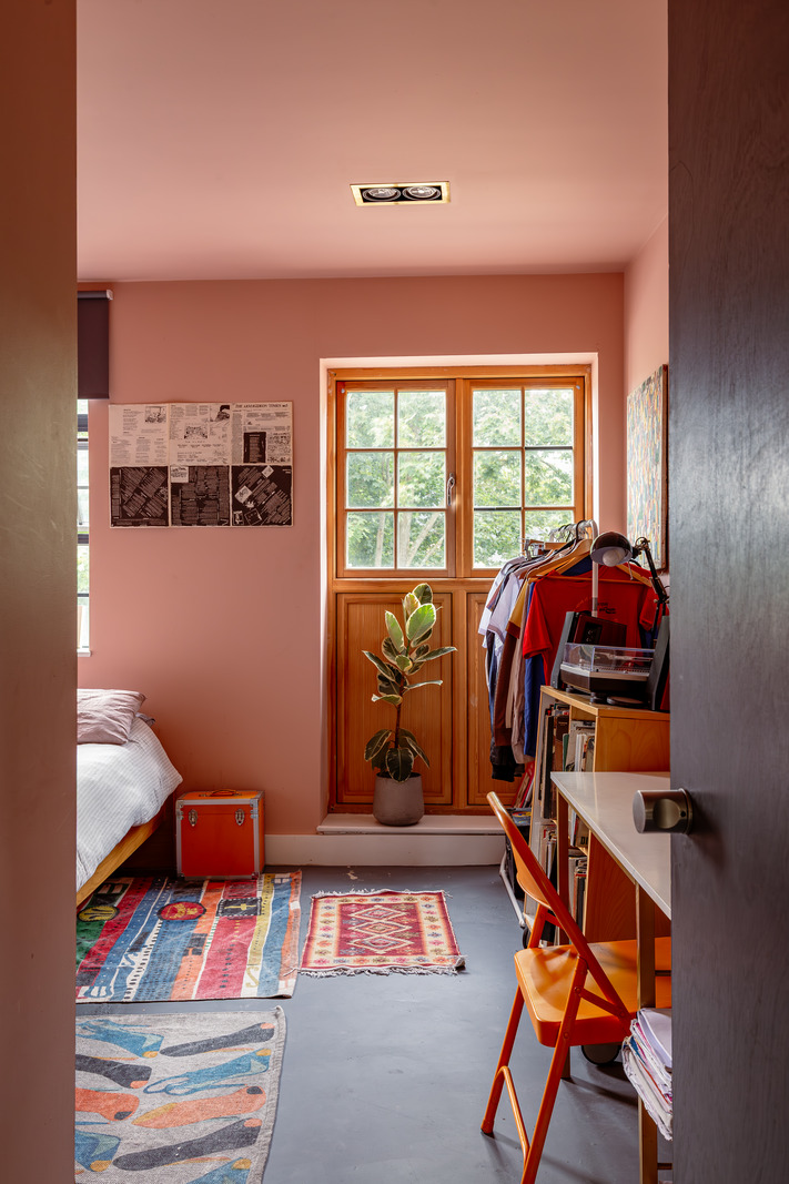 chambre rose maison Londres chambre rose maison Londres