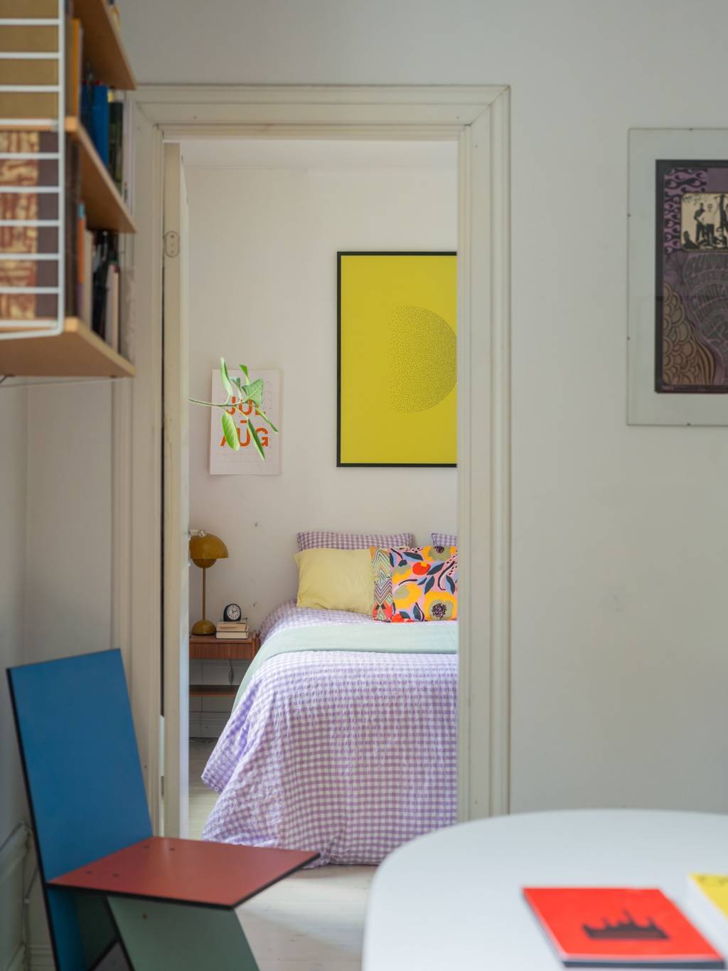 chambre décoration vintage et colorée chambre décoration vintage et colorée