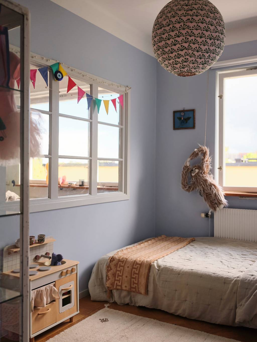 chambre avec verrière intérieure type fenêtre