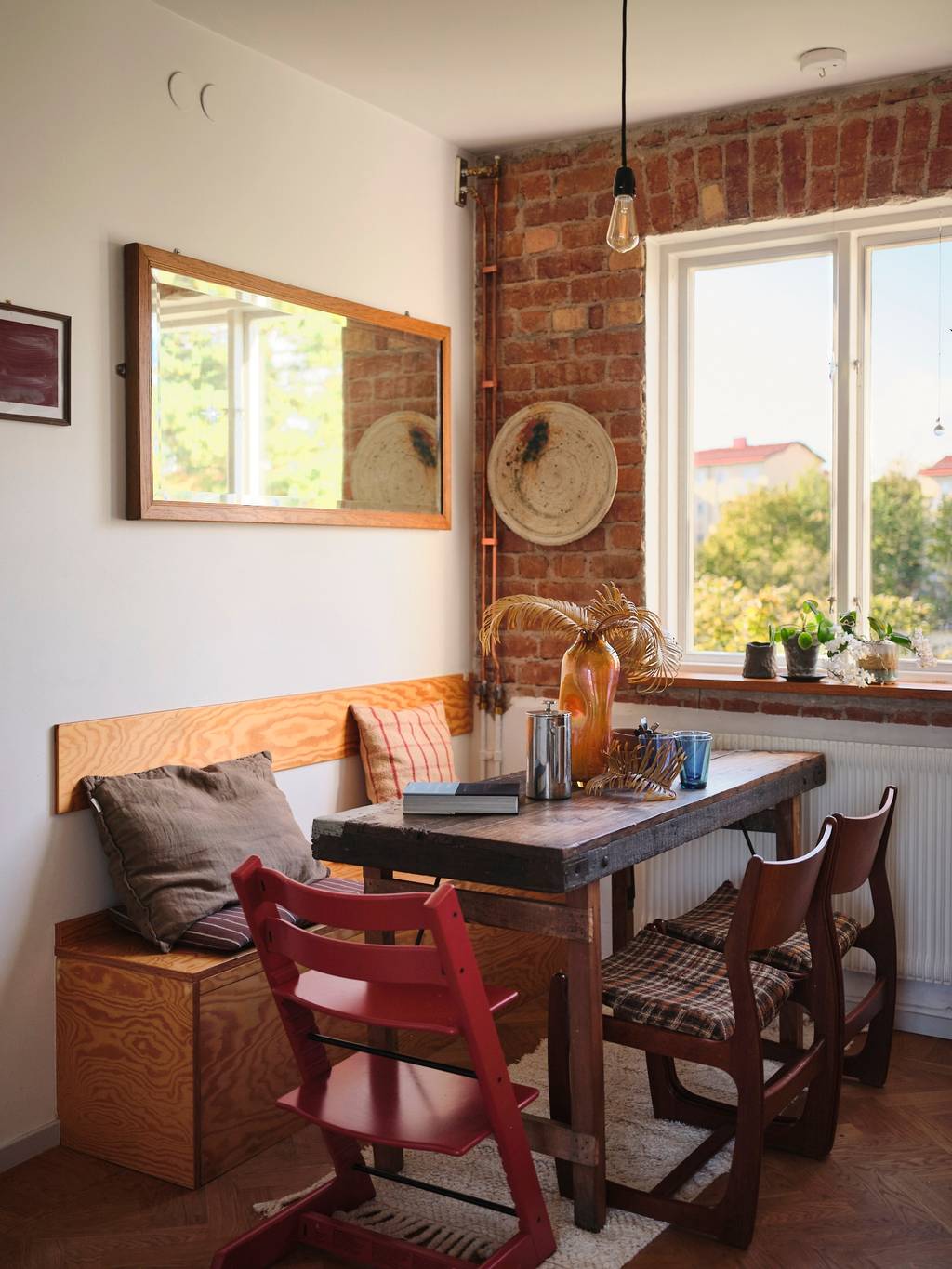 salle à manger décoration vintage