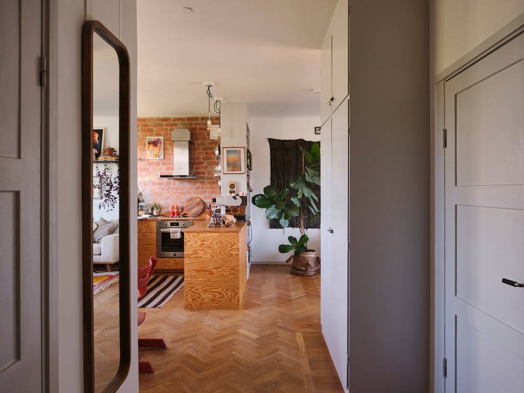 entrée appartement décoration vintage