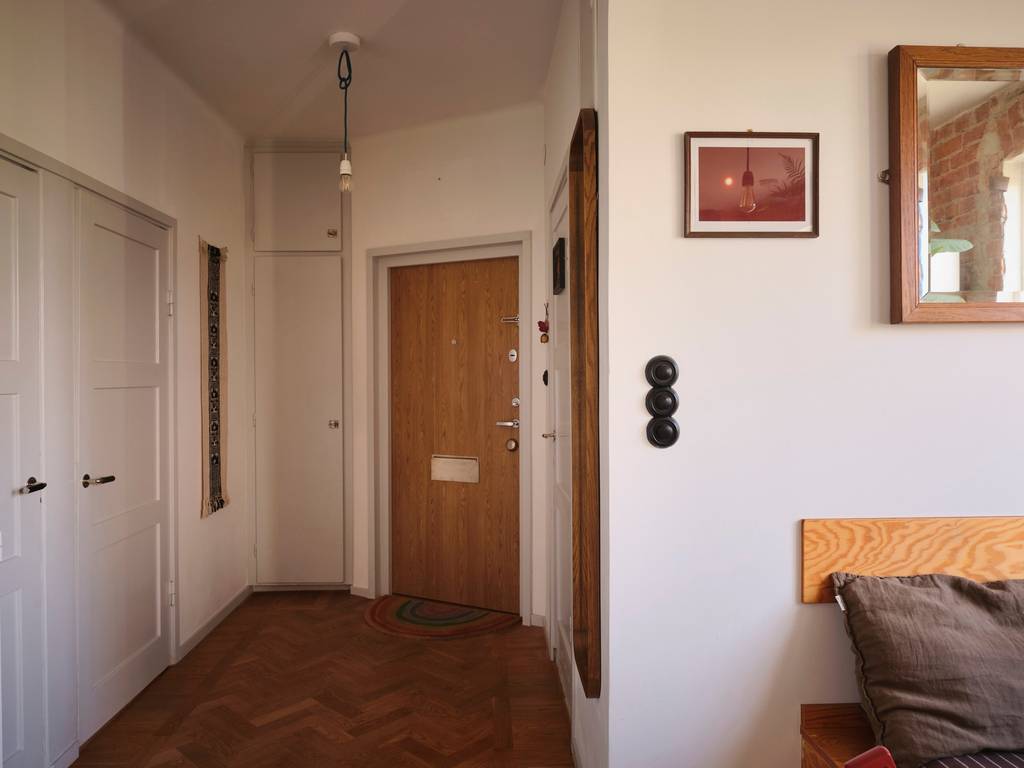 entrée appartement décoration vintage