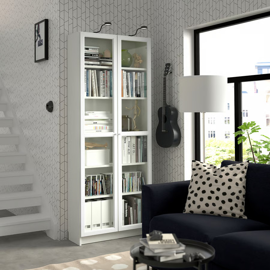 salon décoration scandinave aménagé par IKEA