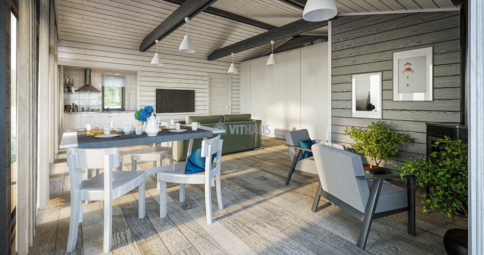 salon décoration contemporaine KOSHAUS 53 par VITHAUS