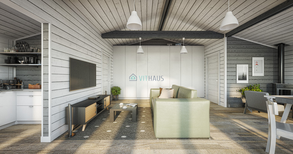 salon décoration contemporaine KOSHAUS 53 par VITHAUS