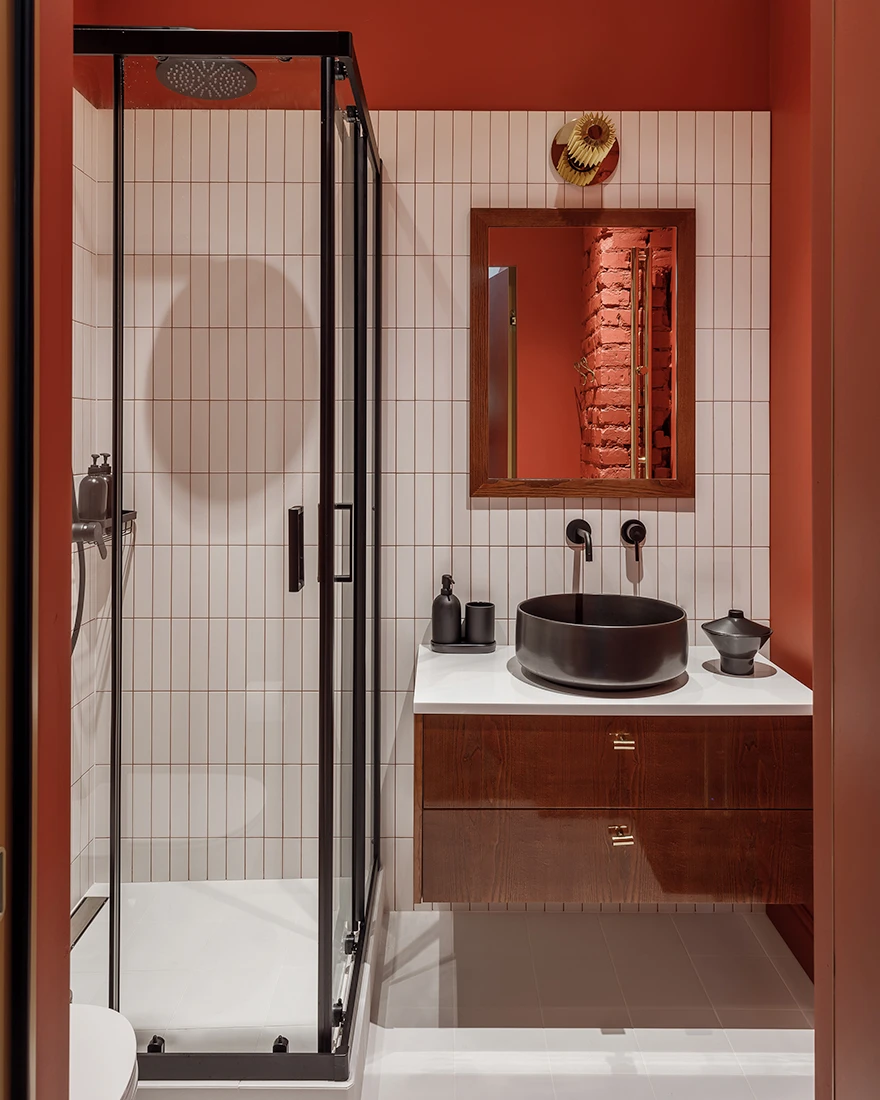 salle de bain design blanche et rouge salle de bain design blanche et rouge