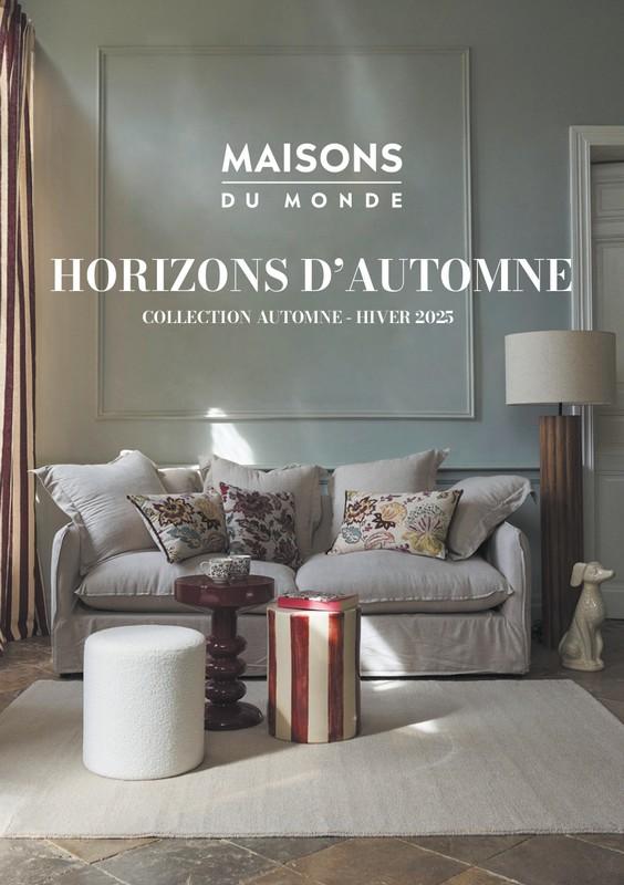 catalogue Maisons du Monde 2025 automne hiver Horizons d'Automne