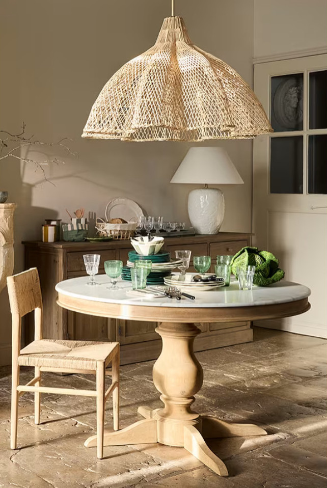 salle à manger décoration classique chic
