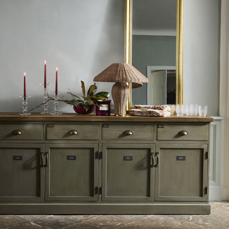 enfilade coloris vert collection Maisons du Monde La clé des champs automne 2025